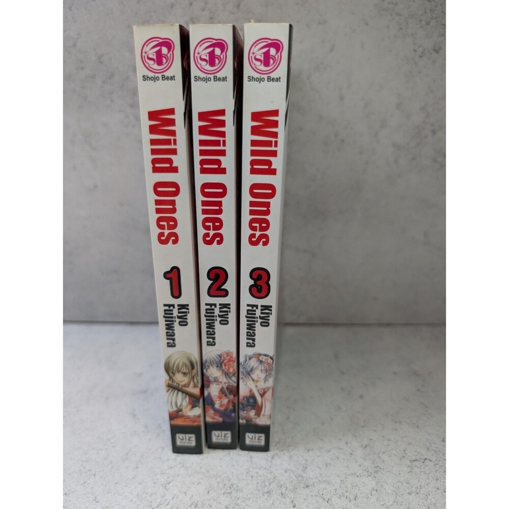 Wild Ones Manga Lot Vol 1 2 3 Complete Set Kiyo Fujiwara Shojo Beat Viz Media
